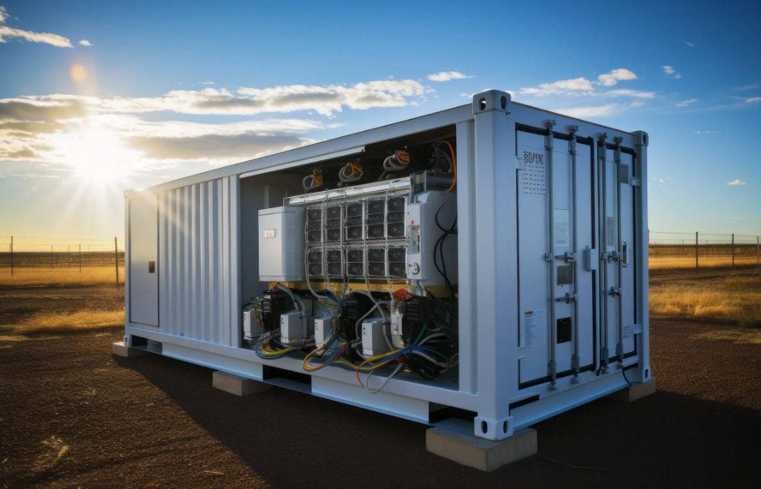 Containerized battery energy storage system with power conversion equipment